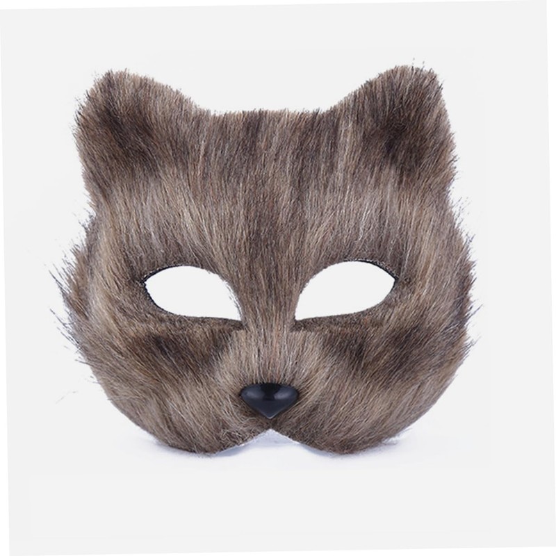 WOONEKY Realistic Fox Masks Animal Masks Cosplay for Men Women