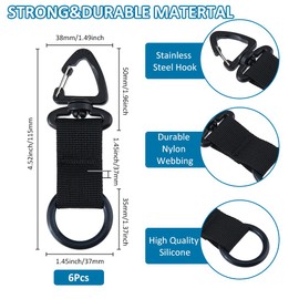 SUPERFINDINGS 6PCS Scuba Diving Regulator Octopus Holder Scuba Octopu Holder with Clip Regulator Octopus Retainer 2nd Stage Regulator Keeper for Regulator Accessories