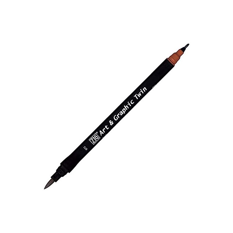 ZIG Art and Graphic Twin Tip Brush Marker Pen 072
