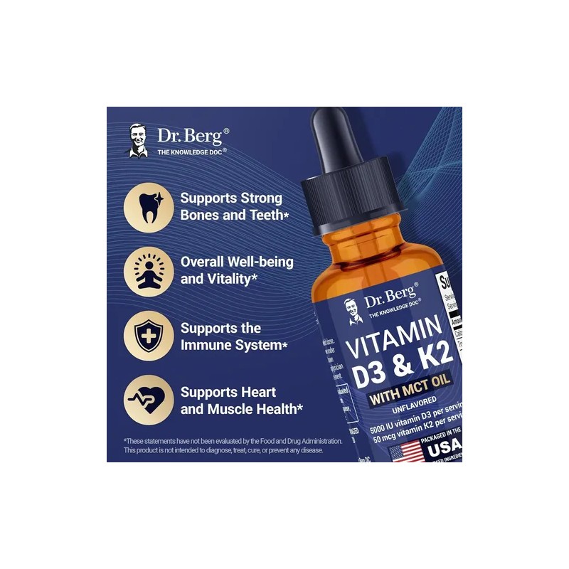 Vitamina Aceite Mct Liquido Berg Hecho Usa