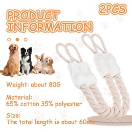 Door Stopper Latch, Pack of 2 Cotton Door Stopper Jack, Door Cord, Door Cord Clamp Protection, Door Handle Stopper, Door Cords Door Stopper, for Doors Pet and Children, Finger Protection (White)