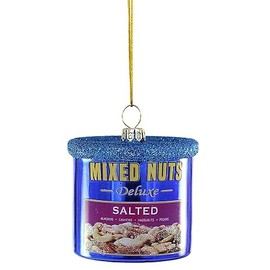The Bridge Collection Mixed Nuts Ornament - Healthy Snack Food Christmas Tree Ornaments - Salted Peanuts Gift