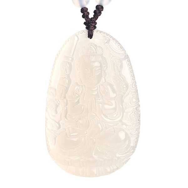Collar con colgante de Buda Bodhisattva amuleto talismán hecho de