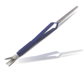 PRECISE CANADA: Acrylic Nail Pincher Tool Multi Function Cuticle Pusher TWEEZER Magic Wand Blue