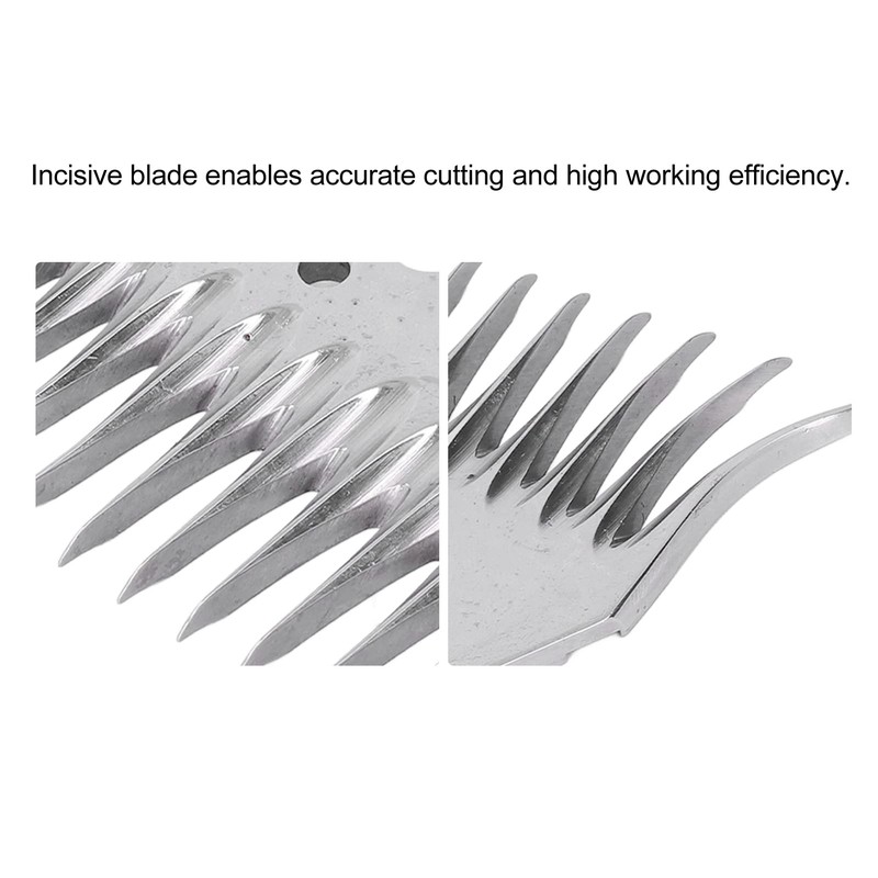 ANKROYU Sheep Shears Blade, High Carbon Steel Wool Cutter Blade,