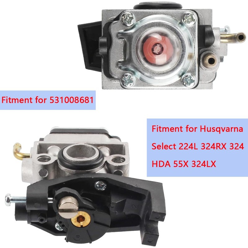 HPENP 531008681 Carburetor for Husqvarna Select 224L 324RX 324 HDA