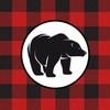 CafePress Bear Buffalo Plaid Cute Canvas Tote Top Zipper Closure