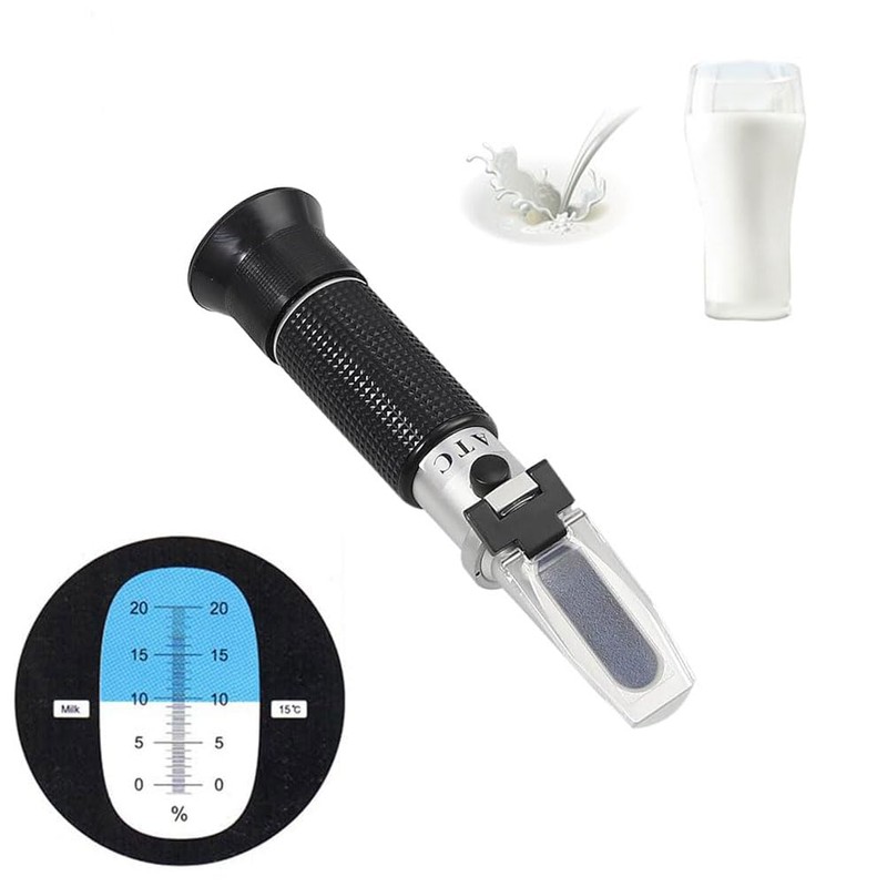 RGBS Milk Gauge Refractometer with ATC Milk Tester, Hand Test