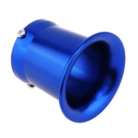 Windance Windance 55mm CNC Aluminum Alloy Carburetor Air Filter Trumpet Velocity Stack Funnel Fit for PE VM 32mm 34mm, Carb Intake Wind Horn Cup (Blue, 55mm)