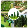 HSMHLYYB Pack of 50 Model Trees Miniature, Trees Railway Landscape