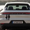 Western Silhouette Vinyl Decal Stickers, 2-Pack, Decorative Waterproof Design for