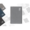 2026 A6 Diary Week Day Per Page - Grey Faux