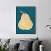 TOKYOARTLABO Poster NordicPear Blue Western Pear A2 Art Poster NordicPear