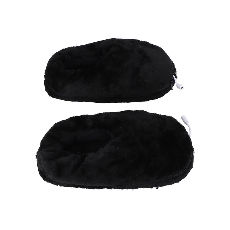 USB Heating Shoes Men Women Washable Outdoor Soft Plush Electric