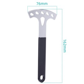 KMRDND Bicycle Brake Piston Spreader, Disc Brakes Maintenance Tool, Brake Piston Reset Tool Bicycle / Motorcycle Disc Brake Adjustment Aid (Black)