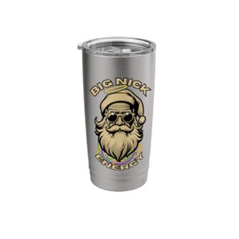 Big Nick Energy Funny Santa Christmas Stainless Steel Insulated Tumbler
