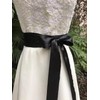 Cinturón de satén para novia de boda, vestido de dama