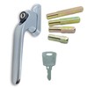 Chrome UPVC Universal Inline Window Handle Double Glazing Espag Lock