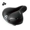 GORIX GX-C118 Super Thick Saddle Black Perforated Low Rising Back