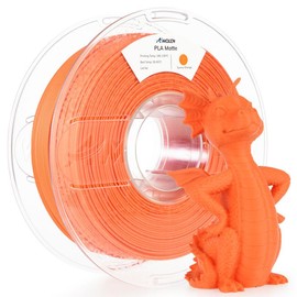 AMOLEN Matte Filament, PLA Filament 1.75mm,3D Printer Filament +/- 0.03mm,1kg/2.2lbs:_Matte Sunny Orange_US (TO US ONLY)