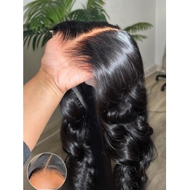 Glueless Wigs Body Wave Lace Wig Human Hair Ready To wear Wiogs Pre Cut Pre Plucked 6x4 7x5 Hd Transparent  Lace Closure Wig Brazilian Wig For Women 180% Density:_6x4 Glueless Wig_18 inch