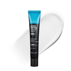 WELLAGE Hyper Peptide Bandage Cream - Peptide, Salmon DNA, PDRN, Panthenol, Ceramide, Anti-Aging Korean Face Cream for Pore Elasticity, Pore Tightening, Pore Texture, 1.69 oz