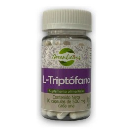 L Triptofano 60 Cap Greenlicious Mx Sabor Sin Sabor