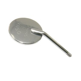 Osung Mouth Mirror, Rear Surface Plain Mirror for Mouth #4 with Simple Stem, Dental Diagnostic Instruments, 12 Pcs/Box. Dentistry Diagnostic Instrument Tool - Code [DMSS4]