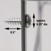 Household Essentials 1225-1 Mounted Paper Towel Holder | Mounts to
