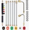 Selkie 120inch Stainless Steel Pressure Washer Extension Wand Power Washer