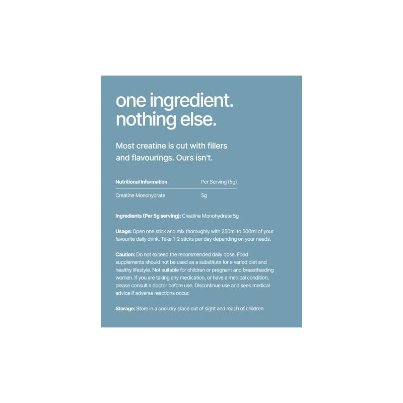 Verve Creatine Monohydrate Stick Packs | 14 Servings | 5g