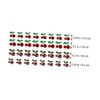 Abaodam 2sets Nail Pearls Gems DIY Charms for Women Cherry