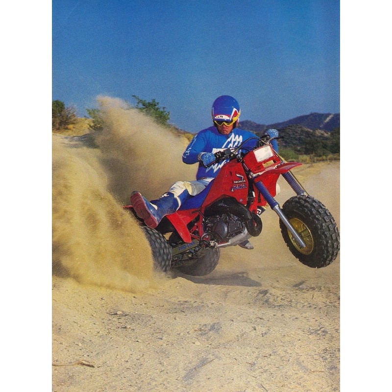 HONDA ATC250R ATC 250R RUBBER FRAME STRAP, GAS TANK SETTING,
