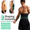 BVVU Waist Trainer for Men Waist Trimmer Tummy Control Sauna