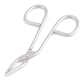 OdontoMed2011® Scissor Tweezers Slant Tip Square Professional Salon Quality New Plucker 'Eyebrow