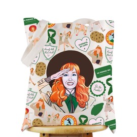 WZMPA Troop Beverly Hills Tote Bag Phyllis & Virda Fans Gift Wilderness Girls Reusable Handbag Beverly Movie Inspired Gift, He Permed Me Tg, Large