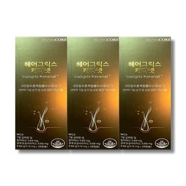 Nutricore Hairgrix Keranet 310mg x 28 capsules 3 boxes / 뉴트리코어 헤어그릭스 케라넷 310mg x 28캡슐 3박스