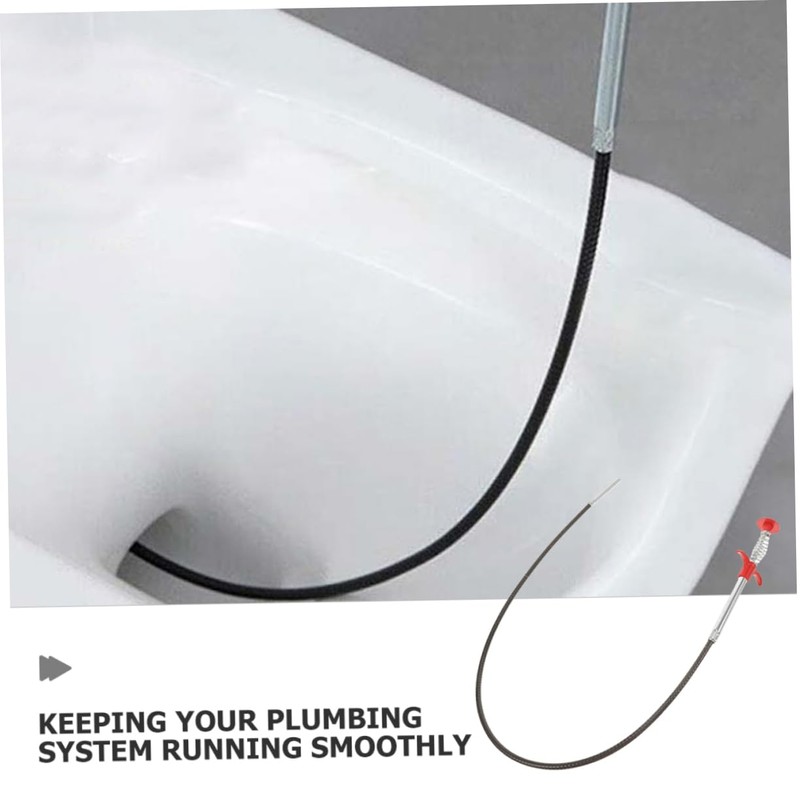 jojofuny Drain Hair Remover Tool Flexible Spring Snake Drain Unclogger