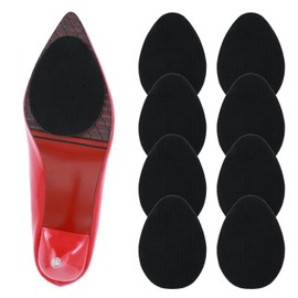 Giantree 8 Pcs Non-Slip Shoe Pads, Adhesive Shoe Sole Protectors for Bottom of Shoes, Premium Rubber Anti Slip Shoe Grips, High Heel Noise Reduction for Women Men (8)