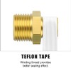ERGAOBOY 2 Pcs 8MM OD X 10MM OD Brass Reduction