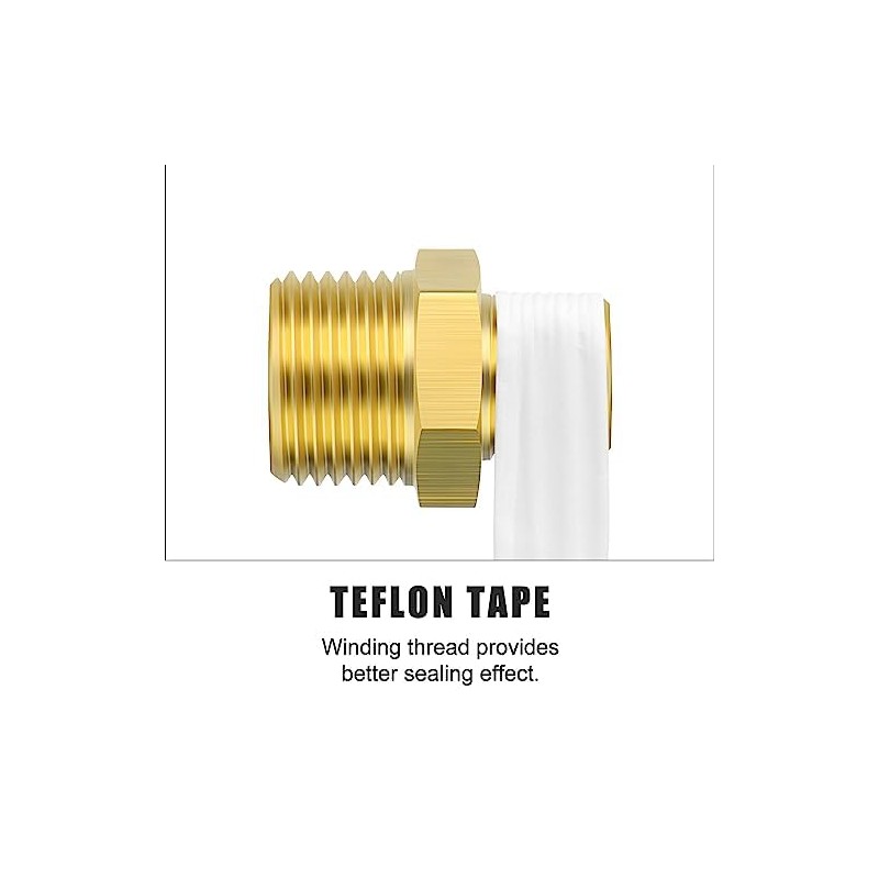 ERGAOBOY 2 Pcs 8MM OD X 10MM OD Brass Reduction