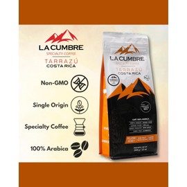 La Cumbre Specialty Coffee Ground Medium Roast, Arabica Beans, Low Acid, Gourmet, Vegan, Kosher & Keto Friendly, Yellow Honey Process 12 oz, 2 Pack