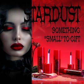 오래 지속되는 방수 립 페이스 메이크업 고농축 블랙 앤 레드 글로스 타입 다용도 Long-lasting Waterproof Lip Face Makeup High Concentration Black and Red Gloss Type Multi-Purpose [01 04]