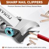 Toenail Clippers for Thick Toenails with Slant Wide Jaw Opening,