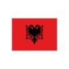 Womaha 30 Sheets Albania Flag Temporary Tattoos Fans Face Tattoo