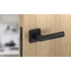 Sellon24 Door Handle Black BB WC PZ Design Door Handle