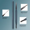 GEUUFEA Eyebrow Pencil Waterproof, Micro-Slim, Precise, Filler Brow Pen with
