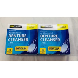 DG Health 2 DG Health Anti-Bacterial Denture Cleaner 120Tablets Kills 99.9% of Bacteria. C