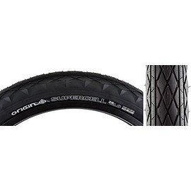 Origin8 Supercell Folding Bead Fat Bike Tires, 26 x 4.0, Black/Black