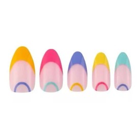 Paintlab Uñas Press On Paintlab 24 Uñas Diseño Colores Con Pegamen